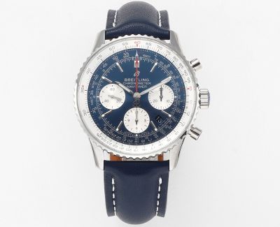 BLS Factory Breitling Navitimer B01 Movement 43MM Blue Bracelet Blue Watch Breitling Classic AVI